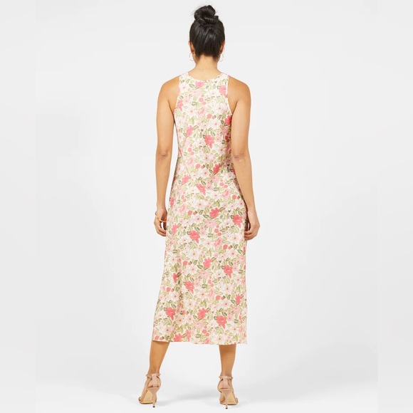 NWT Outerknown Ellison Slip Dress Pink Floral Size Small - Picture 3 of 15